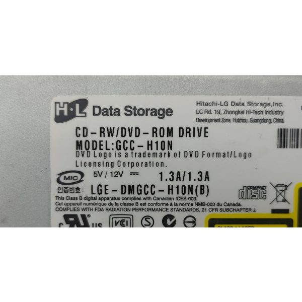 Привод CD-RW/DVD GCC-H10N, Hitachi-LG, SATA
