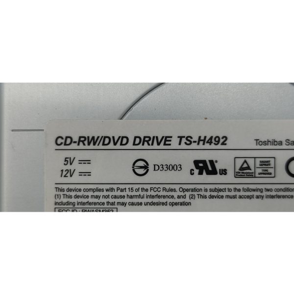 Привод CD-RW/DVD TS-H492, TS-H492C, Toshiba, Samsung, IDE