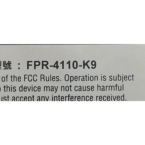 Межсетевой экран FPR-4110-K9, Cisco, 8 ports SFP+, рельсы в комплекте