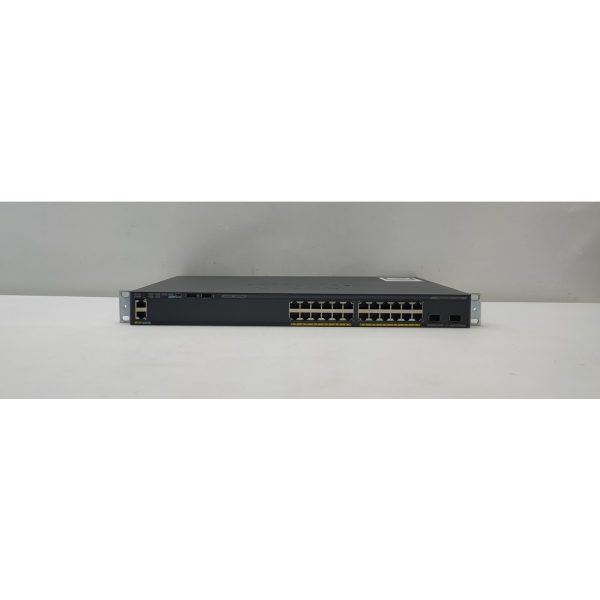 Коммутатор WS-2960X-24TD-L, Cisco, 24 ports RJ45 1000 Mbps, 2 ports SFP+ 10 Gb