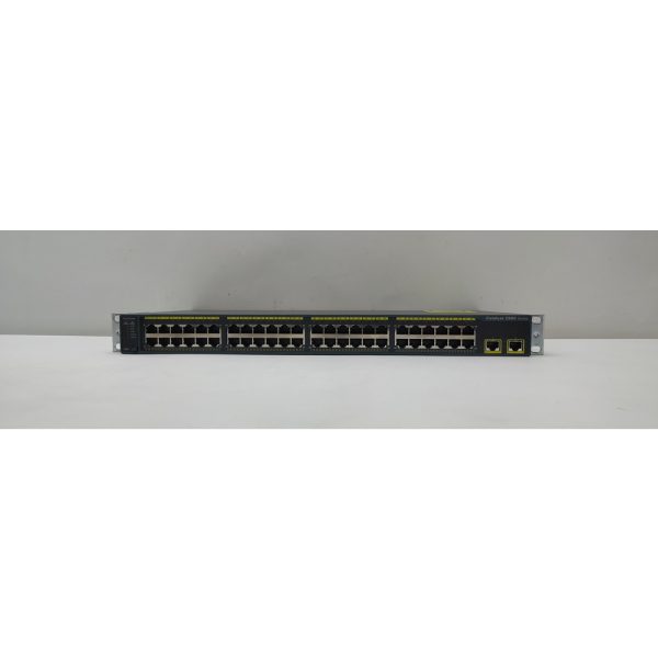 Межсетевой экран WS-C2960-48TT-L, Cisco, 48 ports RJ45, 2 ports 1000 Base-T