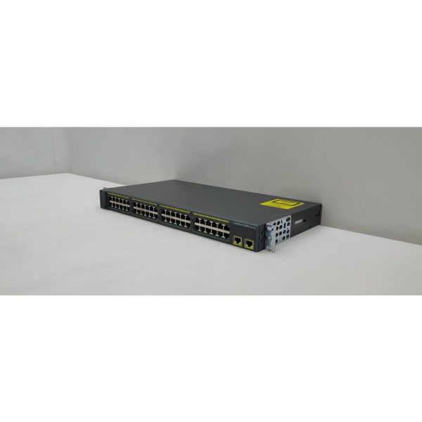Межсетевой экран WS-C2960-48TT-L, Cisco, 48 ports RJ45, 2 ports 1000 Base-T