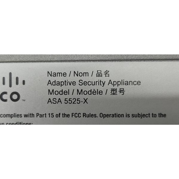 Межсетевой экран ASA 5525-X, Cisco, 8 ports 1 Gb, рельсы в комплекте