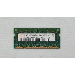 Модуль памяти HYMP564S64CP6-Y5, Samsung, DDR2, 512Mb, PC2-5300S, SO-DIMM