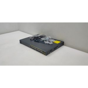 Коммутатор WS-C2960R+24PC-S, Cisco, 24 ports PoE, 2 ports 1000Base-T/SFP