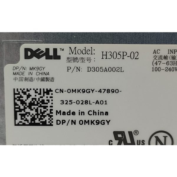 Блок питания H305P-02, D305A002L, 0MK9GY, Dell Optiplex 760, 780, 790, MT 305W