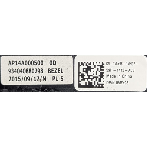 Рамка матрицы 0V5Y98, AP14A000500, Dell Latitude E7250