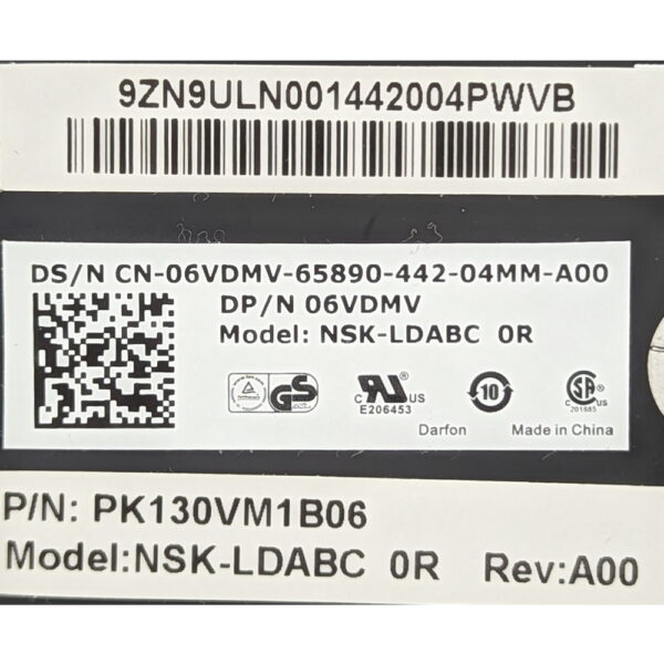 Клавиатура 06vdmv, Dell Latitude E7240