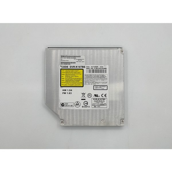 Привод DVD-RW V000061080, DVR-K16TBS, PIONEER, Toshiba Satellite A105, 12.7мм, IDE