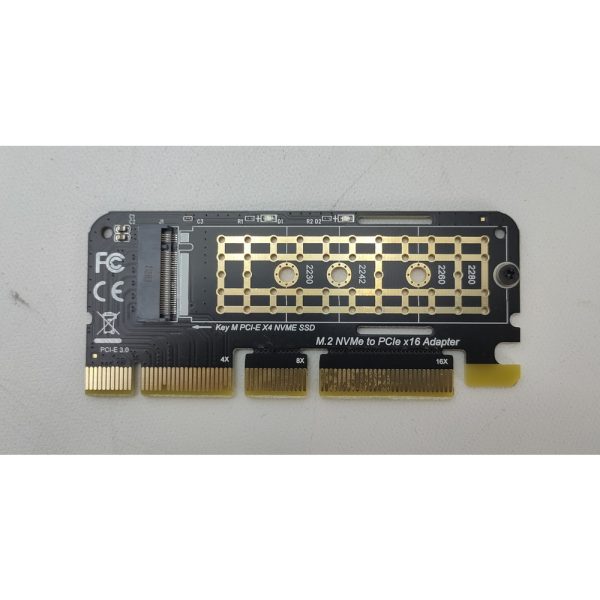Адаптер M.2 NVMe SSD NGFF к PCIE X16