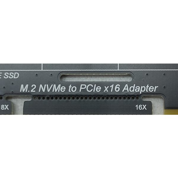 Адаптер M.2 NVMe SSD NGFF к PCIE X16