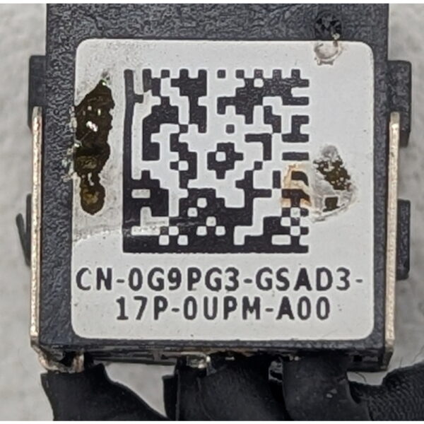 Разъем питания с кабелем 0g9pg3, DC30100D600, Dell Latitude E6320