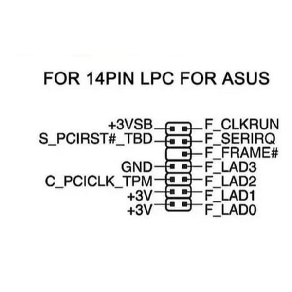 TPM модуль Balance 14 Pin, LPC, для Asus, 2.0