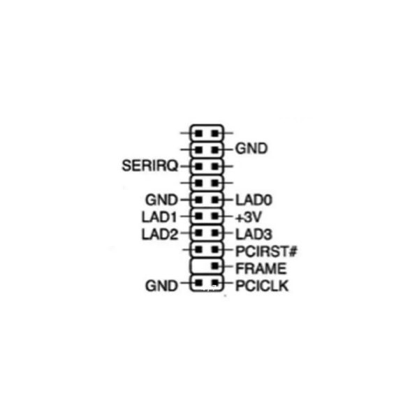 TPM модуль NB 20 Pin, LPC, для Gigabyte, 2.0
