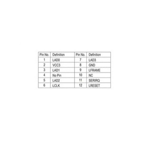 TPM модуль COPI 12 Pin, SPI, для Gigabyte, 2.0
