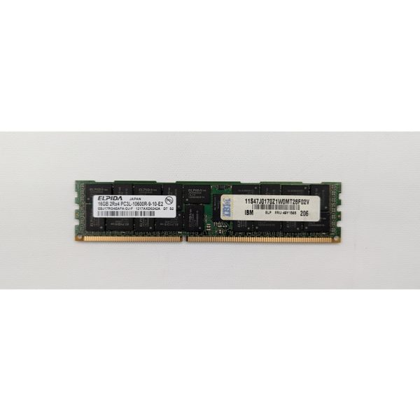 Модуль памяти EBJ17RG4EAFA-DJ-F, 49Y1565, 47J0170, Elpida, IBM, DDR3, 16Gb, 10600R