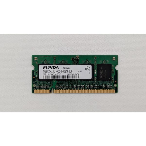 Модуль памяти EBE11UE6ACUA-8G-E, Elpida, DDR2, 1Gb, 6400