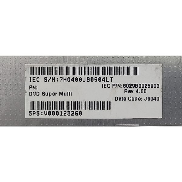Привод DVD-RW 6029b0025903, v000123260, UJ880A, Panasinic, Toshiba Satellite L350, 12.7мм, SATA
