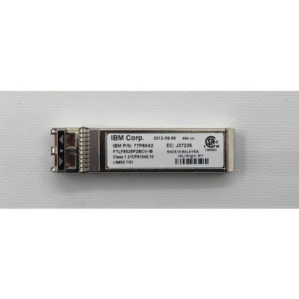 Трансивер FTLF8528P2BCV-IB, 77P8042, Finisar, IBM, SFP+, 8 Gb, 300m, 850nm