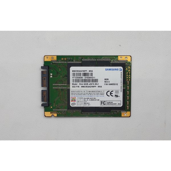 SSD диск mmcre64gfmpp-mva, Samsung, 64 Гб, uSATA, 2.5