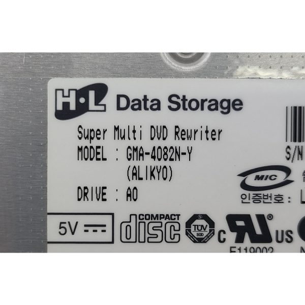 Привод DVD-RW 39t2723, GMA-4082N-Y, 39TT2879, Hitachi, LG, IBM Thinkpad T60, T61, 12.7мм, SATA