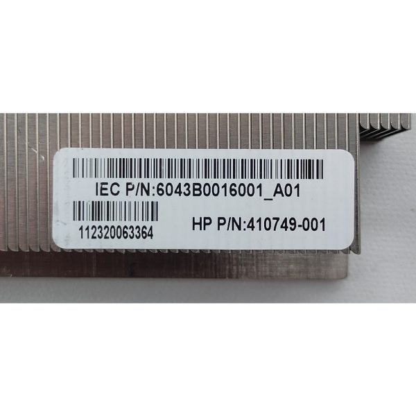 Радиатор 410749-001, 6043B0016001, 412210-001, HP ProLiant DL360 Gen5