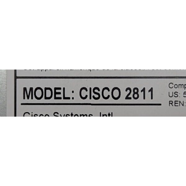 Маршрутизатор Cisco 2811