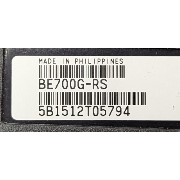 ИБП BE700G-RS, APC Back-UPS, 700VA, без аккумулятора
