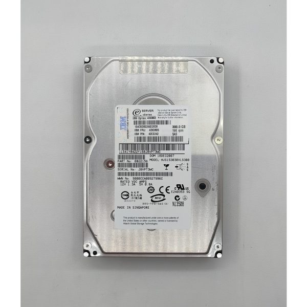 Жесткий диск HUS153030VLS300, 43X0802, 43X0805, 42C0242, IBM, HGST, SAS, 300 Гб, 3.5
