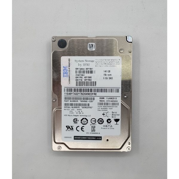 Жесткий диск ST9146853SS, 49Y1841, 49Y1845, 49Y1844, IBM, Seagate, 146 Гб, SAS, 2.5