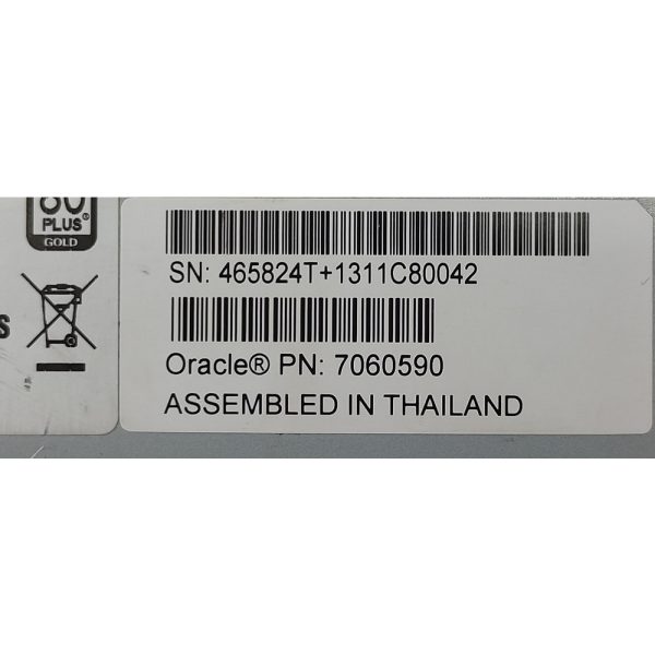 Блок питания AHF-2DC-5800W, ECD17020010/00, 7060590, Delta Electronics, Oracle, 5800W