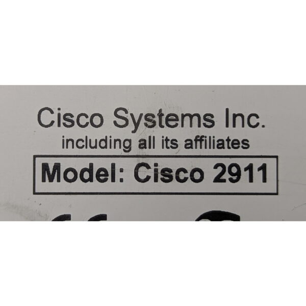 Маршрутизатор Cisco 2911/K9