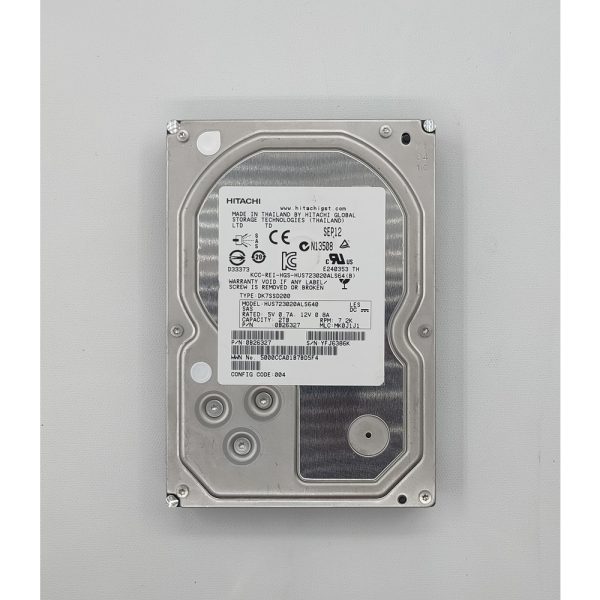 Жесткий диск HUS723020ALS640, DK7SSD200, 0B26327, HGST, SAS, 2 Тб, 3.5