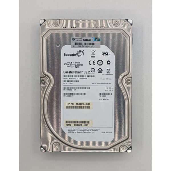 Жесткий диск ST33000650SS, 9SM260-075, 658428-001, 658429-001, HP, Seagate, SAS, 3 Тб, 3.5