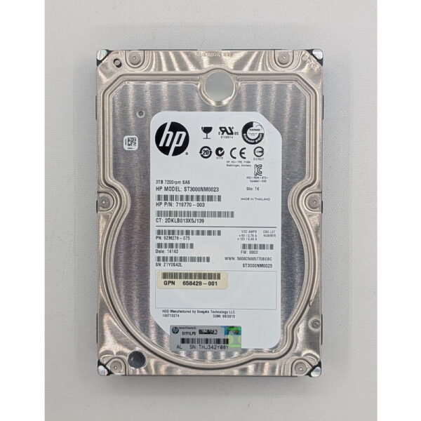 Жесткий диск ST3000NM0023, 658428-001, 719770-003, HP, Seagate, SAS, 3 Тб, 3.5