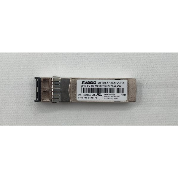 Трансивер AFBR-57D7APZ-IB5, 94Y8478, 78P1712, Avago, IBM, SFP+, 8 Gb, 150m, 850nm