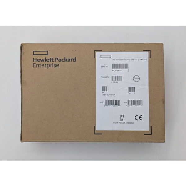 SSD диск P9M59B, 850333-002, KPM6WRUG15T3, KPM615T4S5xnFTRI, 834997-001, HP, 3PAR, SAS, 15.36 Тб, 2.5