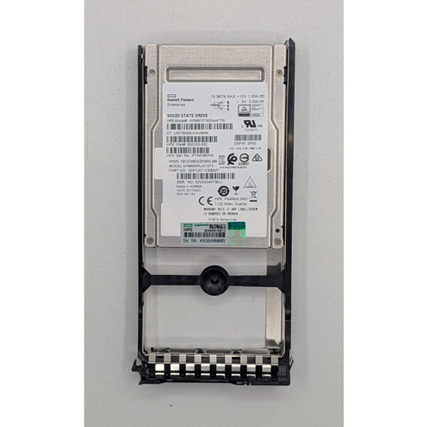 SSD диск P9M59B, 850333-002, KPM6WRUG15T3, KPM615T4S5xnFTRI, 834997-001, HP, 3PAR, SAS, 15.36 Тб, 2.5