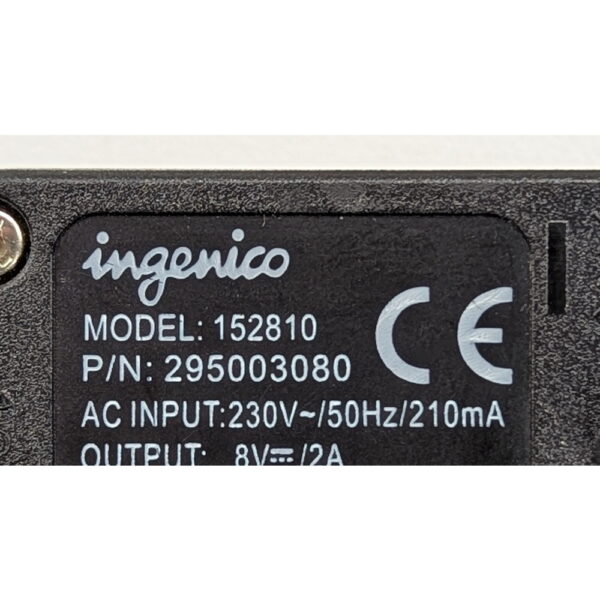 Блок питания 152810, 295003080, INGENICO, 8V, 2A