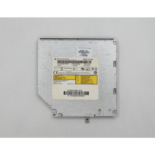 Привод DVD-RW SU-208CB, 700577-FC0, 719874-001, 732075-001, Toshiba, Samsung, Sata, 9.5 mm