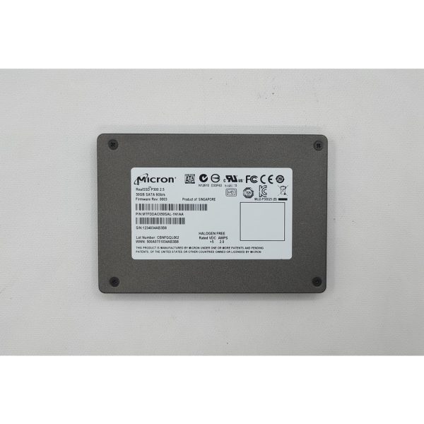 SSD диск MTFDDAC050SAL-1N1AA, 5541831-A, Hitachi, Micron, 50 Гб, SATA, 2.5