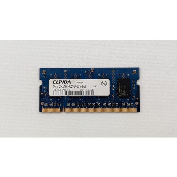 Модуль памяти 536427-001, EBE11UE6AESA-8G-F, Elpida, HP, DDR2, 1Gb