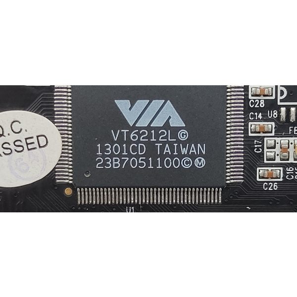 Контроллер PI2212-15X2C, USB PCI via6212l