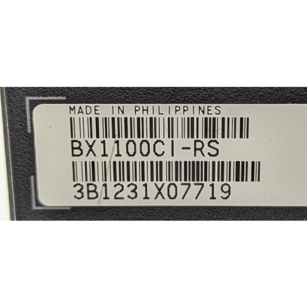 ИБП BX1100CI-RS, APC Back-UPS, RS, 1100VA, без аккумулятора