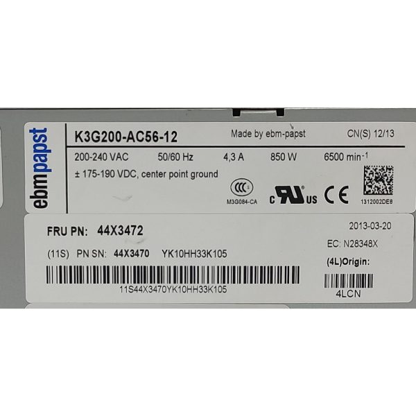 Модуль охлаждения 44X3472, K3G180-AC40-07, 44X3470, IBM Bladecenter