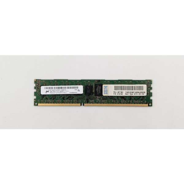 Модуль памяти 49Y1561, 47j0168, MT18JSF51272PZ-1G6, Micron, IBM, DDR3, 4Gb