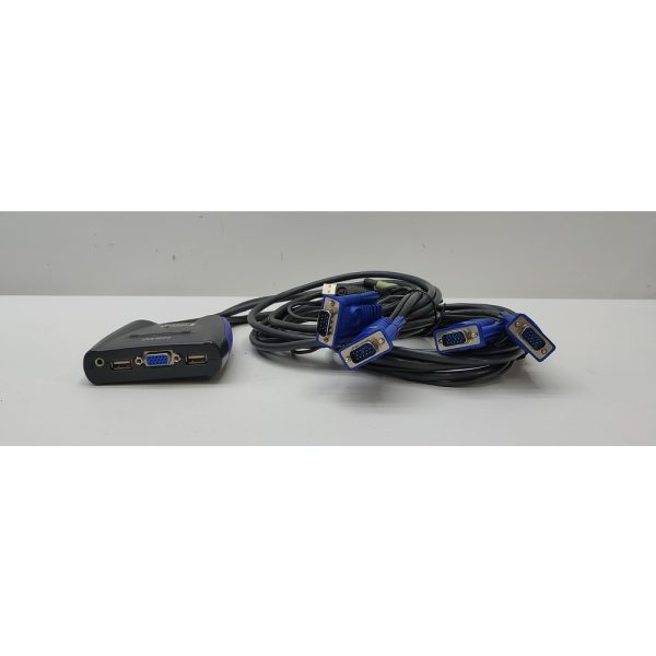KVM переключатель CS64U, Aten, 4-портовый, USB, VGA, аудио, 1.8м