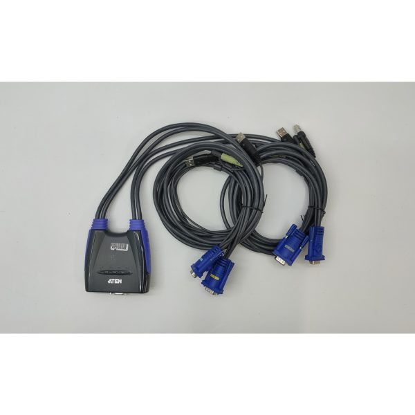 KVM переключатель CS64U, Aten, 4-портовый, USB, VGA, аудио, 1.8м