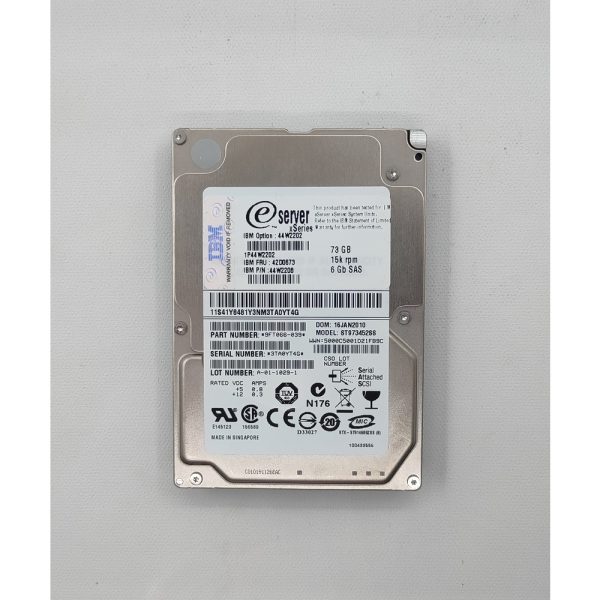Жесткий диск ST973452SS, 44W2202, 42D0673, 44W2208, IBM, Seagate, 73 Гб, SAS, 2.5