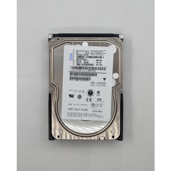 Жесткий диск MAT3300NC, 90P1307, 90P1311, 26k5260, Fujitsu, IBM, 300 Гб, SCSI, 3.5